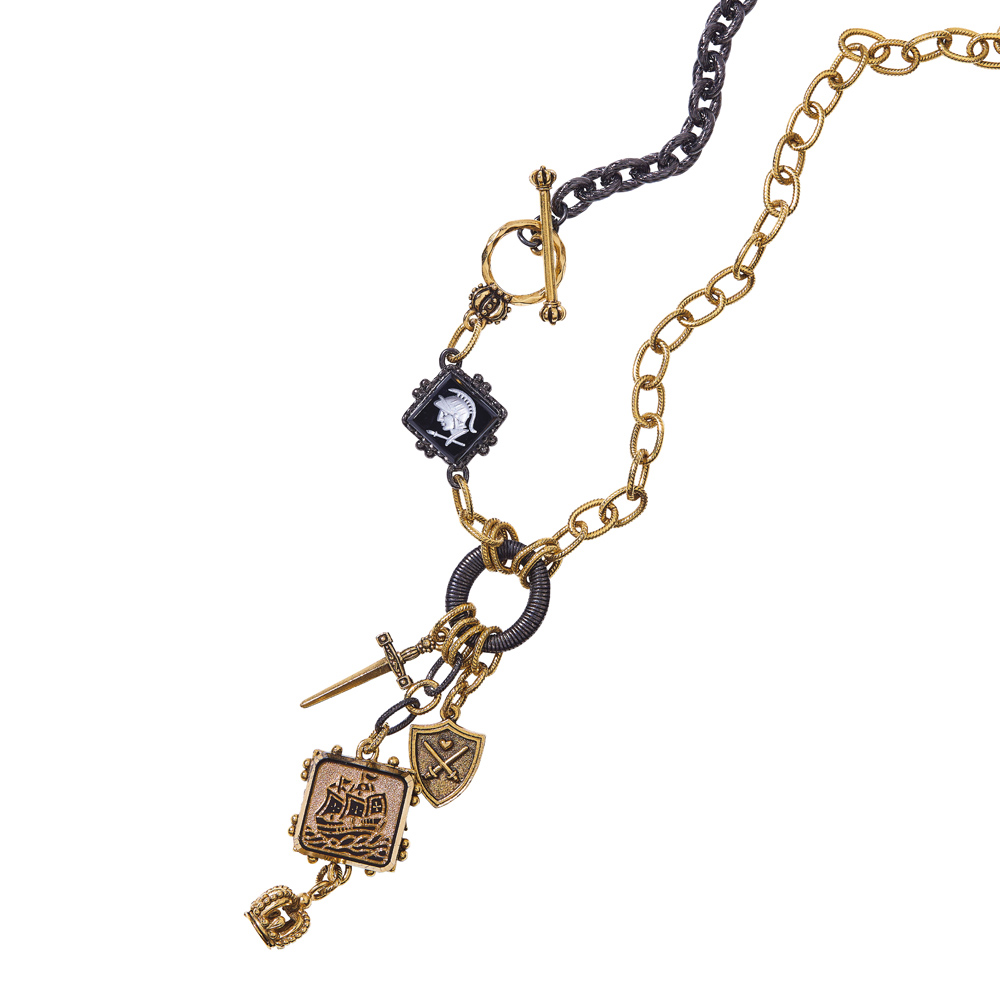 Robin Steele/ロビン・スティール  ブラックコンビネックレス（帆船） ネックレス ペンダント ジュエリー アクセサリー J09202