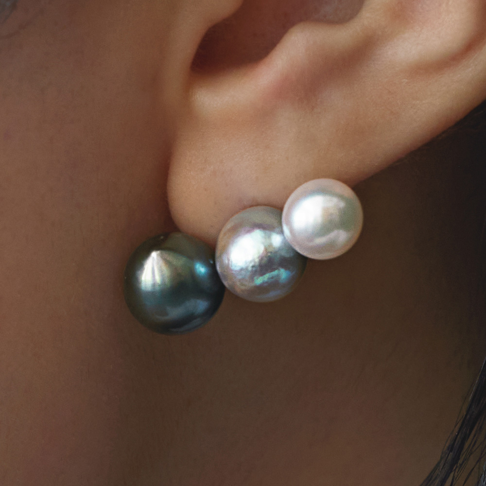 Pt バロックパール ピアス (片耳) 真珠 パール ジュエリー アクセサリー J09505