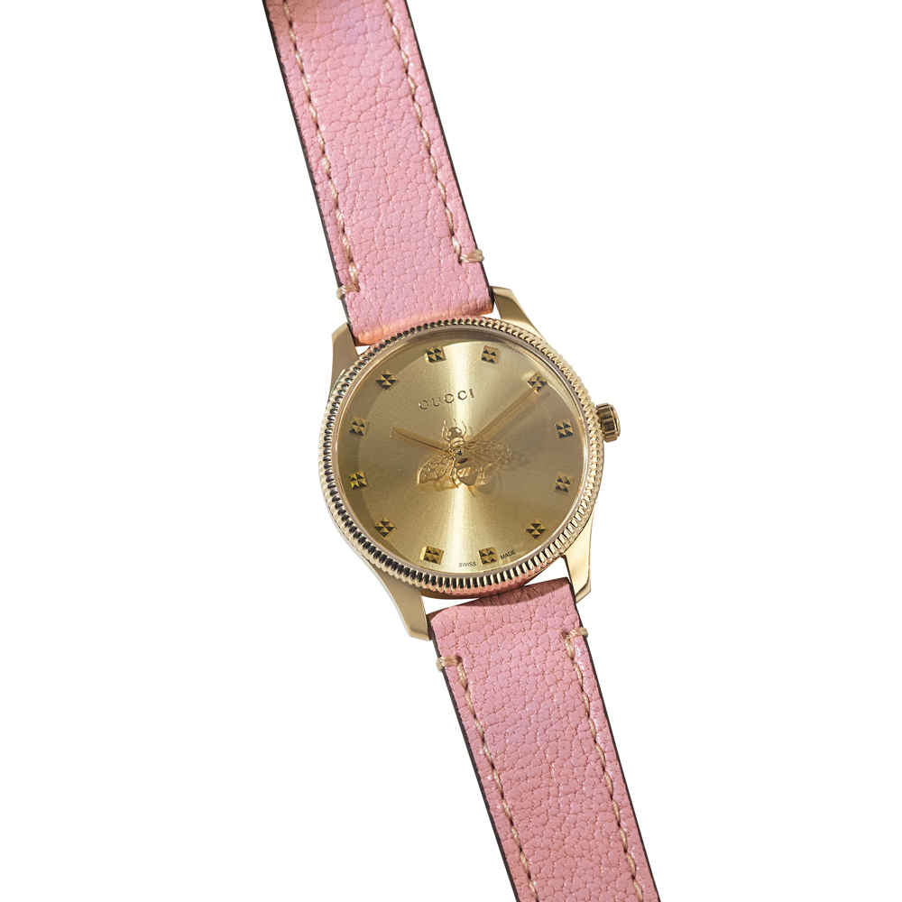 GUCCI  Gタイムレス ピンク GUCCI/グッチ Gタイムレス（ピンクベルト） 通販 - ディノス