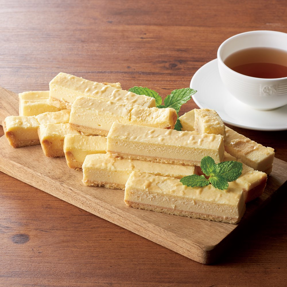 不揃いベイクドチーズケーキバー 500g 2箱 通販 ディノス