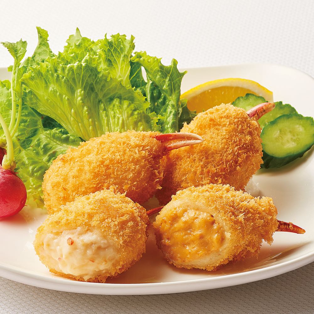 オマール海老 かにの爪入りクリームコロッケセット 10個入り 4パック 通販 ディノス