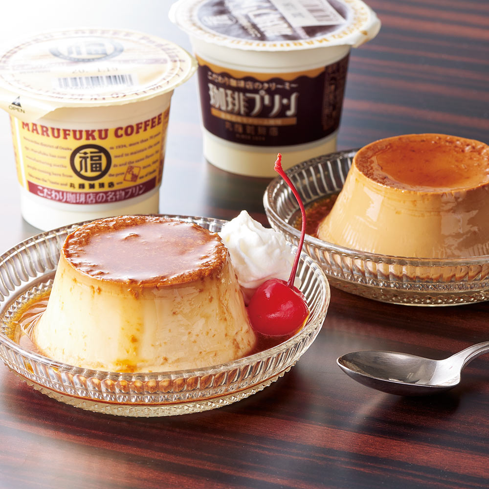 「丸福珈琲店」名物プリン&珈琲プリンセット (2種 計12個