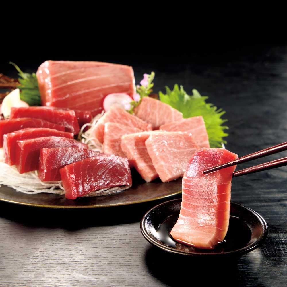 「つきじ鈴富(すずとみ)」国産天然本まぐろ柵【通常お届け】 魚 海産 生鮮品 海産物 FK0001