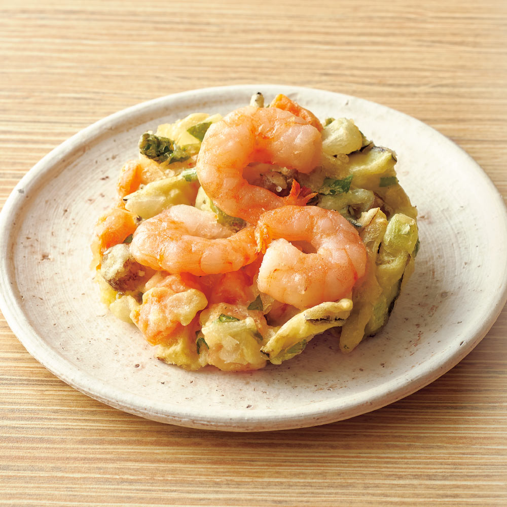 バイヤーこだわり 6種の国産野菜と海老のかき揚げ(2袋) 和惣菜 お惣菜 FK0312
