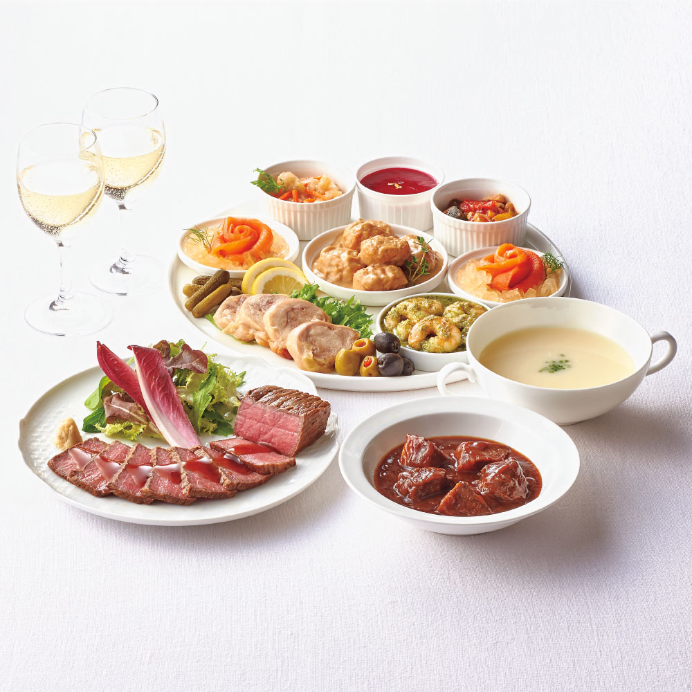 「ローストビーフの店鎌倉山」13種のパーティーオードブルセット(2-3人前)【通常お届け】 洋惣菜 お惣菜 FK0401