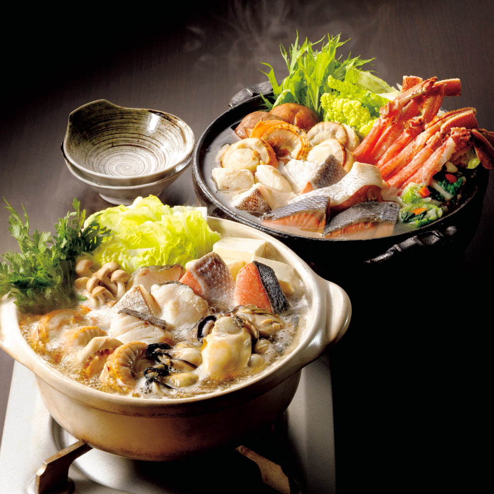 北海道産 海鮮塩鍋(3-4人前)【厚岸(あっけし)産大粒牡蠣】 和惣菜 お惣菜 FK0609