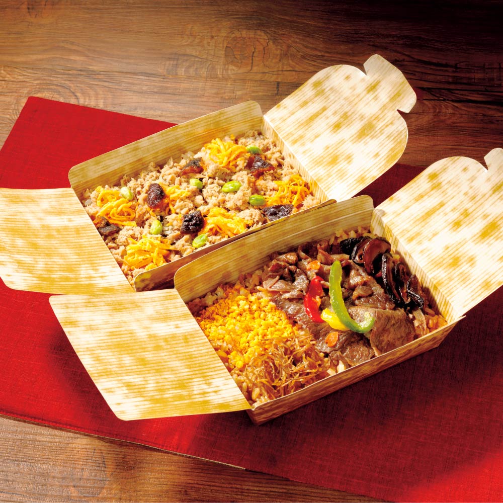 豊後牛（ぶんごぎゅう）しぐれ飯・鮪そぼろ蒸しすし 2種×各2食 和惣菜 お惣菜 FK1016