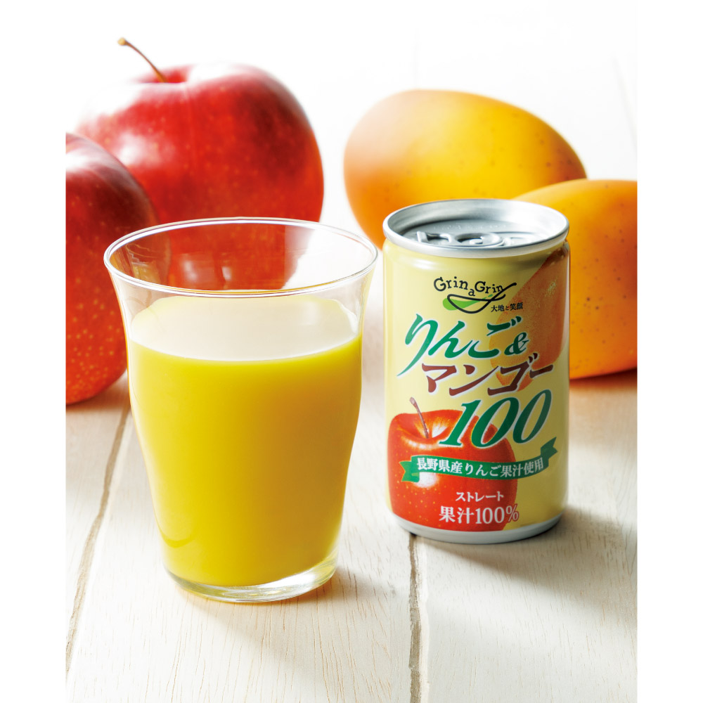りんご＆マンゴー100 （160g×20本） ジュース ソフトドリンク ドリンク 飲み物 FJ0101