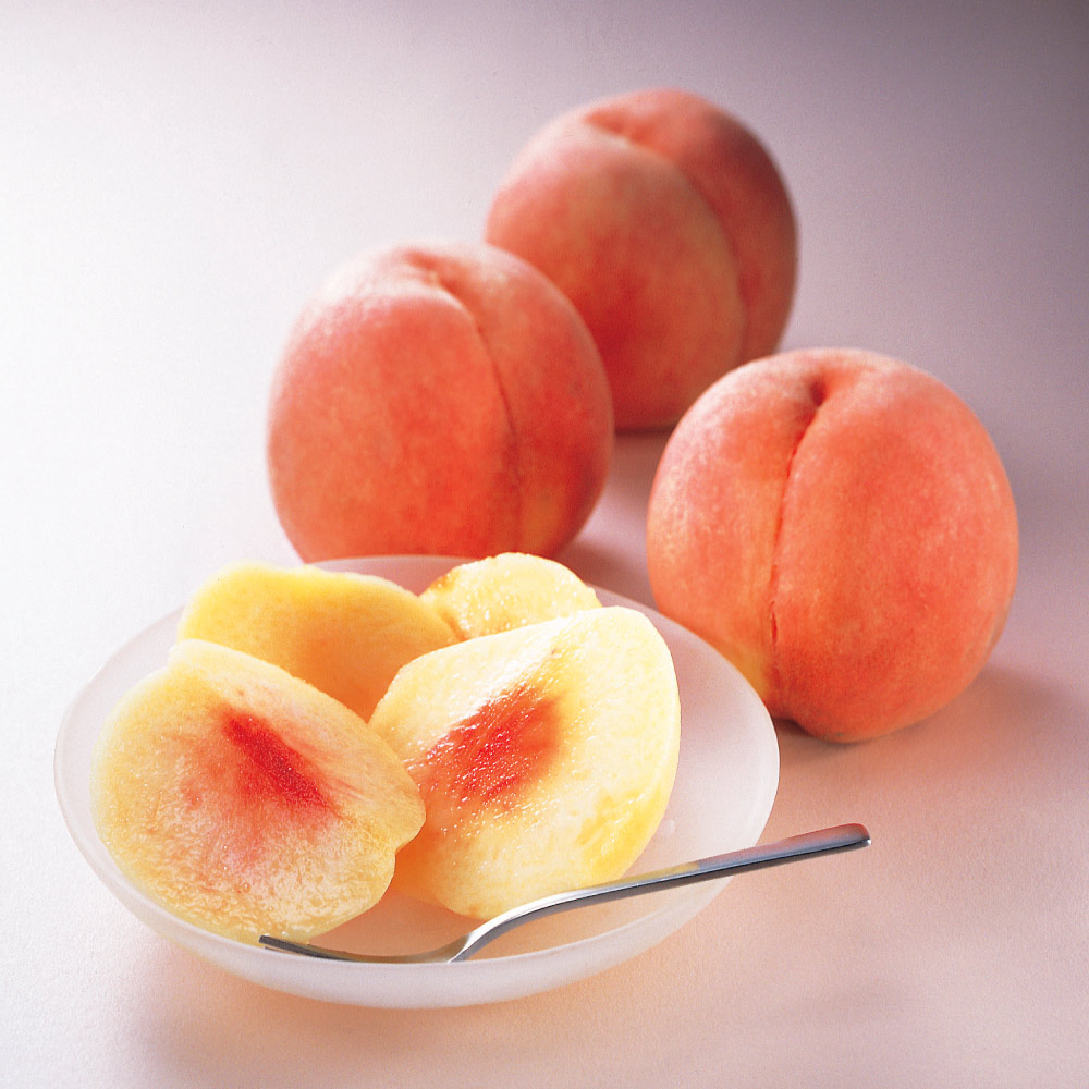 山梨産 春日居桃 特秀 8玉<br />【通常（7月中旬頃-）お届け】 フルーツ 野菜 果物 FJ0133