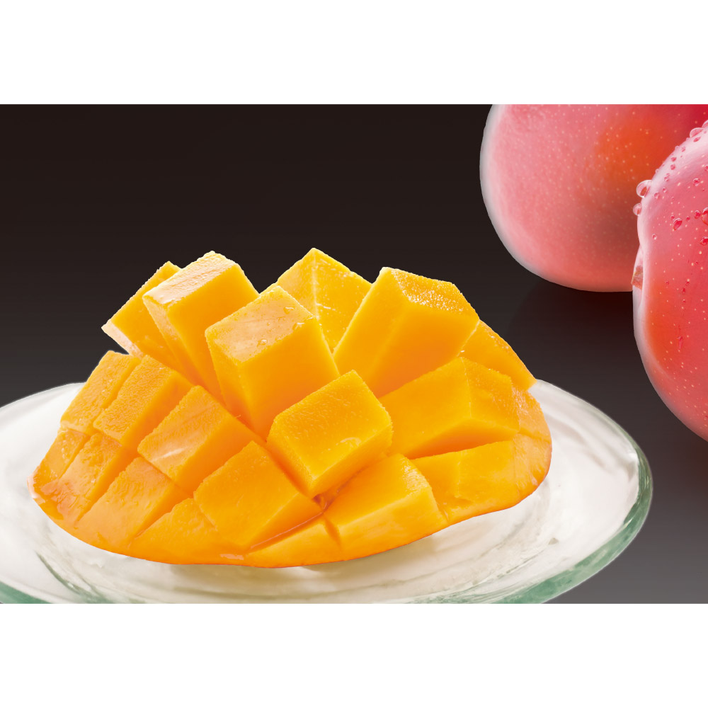 宮崎・西都産 dの完熟マンゴー 2玉（計1.1kg）<br />【5月中旬頃-お届け】 フルーツ 野菜 果物 FJ0139