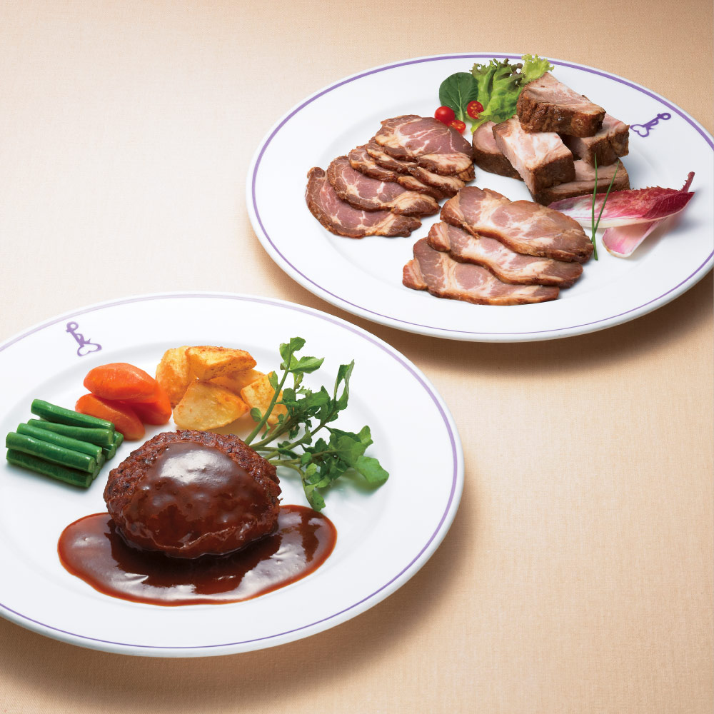 日本橋 三代目「たいめいけん」 和牛100％ハンバーグ 6袋 肉加工品 肉 卵 乳製品 FJ0220