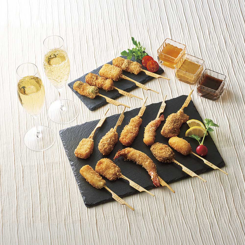 「神戸 串乃家」 夏の串揚げ 9種22串 和惣菜 お惣菜 FJ0221