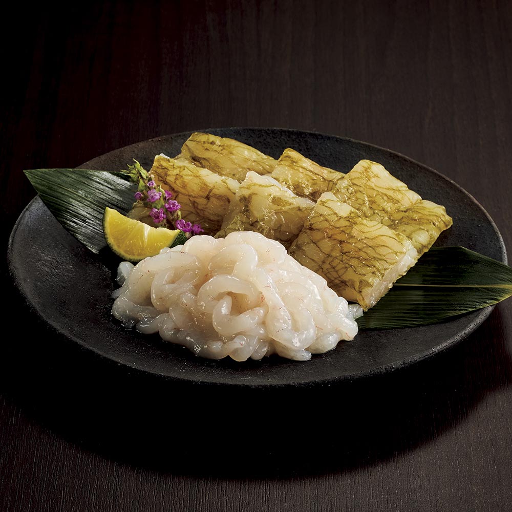 富山湾産 白エビのお刺身と昆布〆 2種セット 80g 魚 海産 生鮮品 海産物 FJ0237