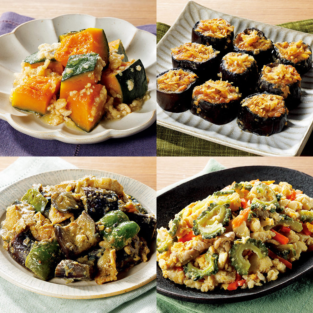 KAWAMATA LAB. レンジで簡単！九州こだわり惣菜セット 4種 和惣菜 お惣菜 FJ0246