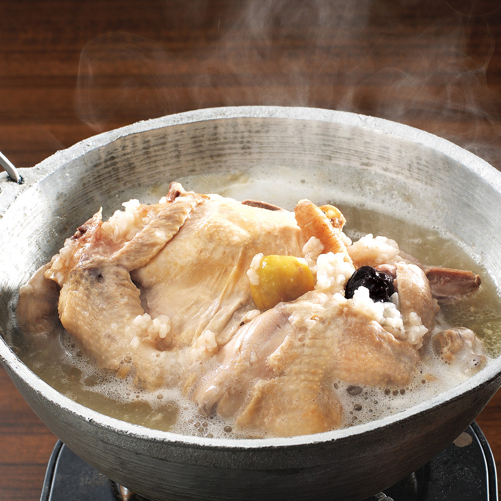 参鶏湯（サムゲタン） 1kg×2袋 肉加工品 肉 卵 乳製品 FJ0301