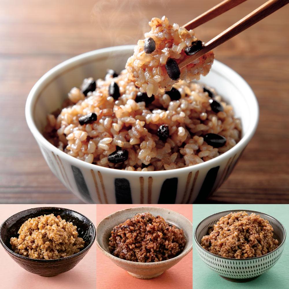 特許製法 寝かせ玄米パックごはん 4種 計24食 雑穀 米加工品 お米 パン 麺類 FJ0348