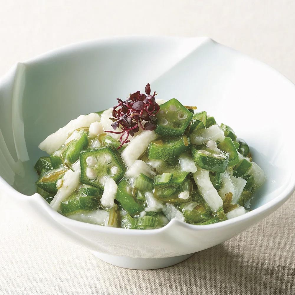 オクラと芽かぶの山芋あえ 50ｇ×20袋 冷凍野菜 冷凍フルーツ 野菜 果物 FJ0422