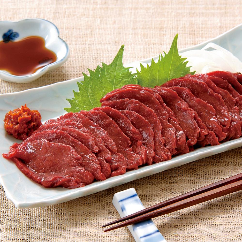 会津の国産馬刺セット（150g×3パック）【通常お届け】 肉 生鮮品 卵 乳製品 FJ0447