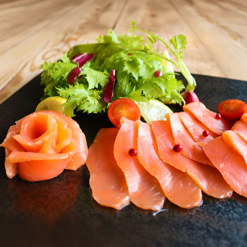 「ブッツデリカテッセン」 スモークサーモンフレッシュパック2個 魚 海産加工品 海産物 FJ0515