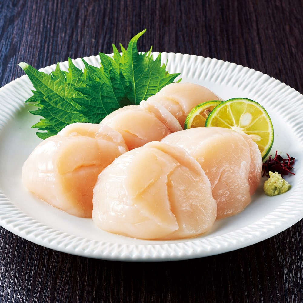 北海道野付半島産 大粒天然ホタテ貝柱 1kg(Lサイズ20-25玉) 魚 海産加工品 海産物 FJ1317