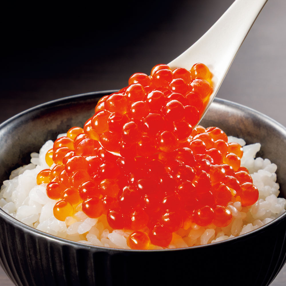 ≪通常お届け≫ 「えりも食品」北海道産 いくら醤油漬 80gx3本 魚 海産 生鮮品 海産物 FJ1318