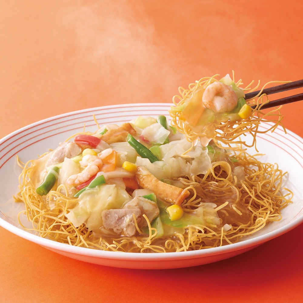 「リンガーハット」長崎皿うどん 8食 中華惣菜 お惣菜 FJ1605