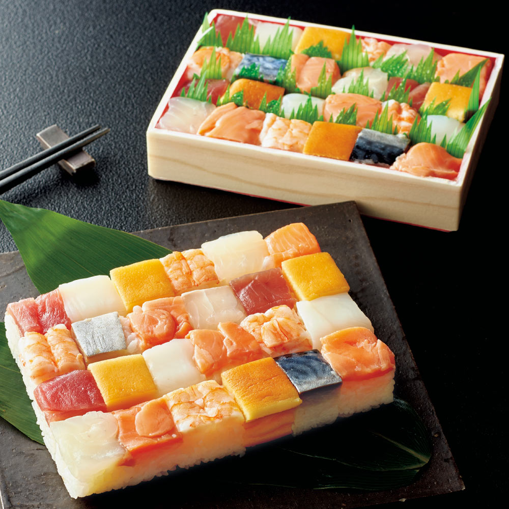 海鮮モザイク寿司4パック（8〜12人前）〈年末お届け〉　ディノスANAmall店