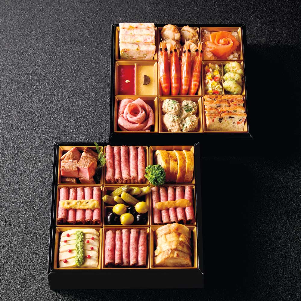 「ローストビーフの店 鎌倉山」 特製洋風おせちオードブル二段重【約3-4人前】（監修） おせち 2026 おせち料理 お惣菜 FK8708