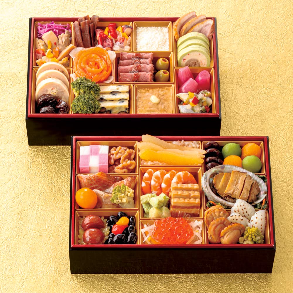 「御室」 和洋おせち 二段重【約2-3人前】(監修) おせち 2026 おせち料理 お惣菜 FK8718