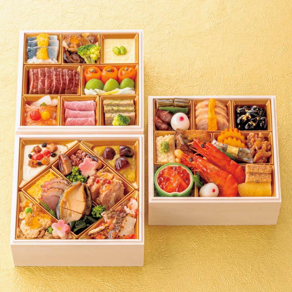 「千里山荘」おせち料理 和洋三段重【約2-3人前】 おせち 2026 おせち料理 お惣菜 FK8722