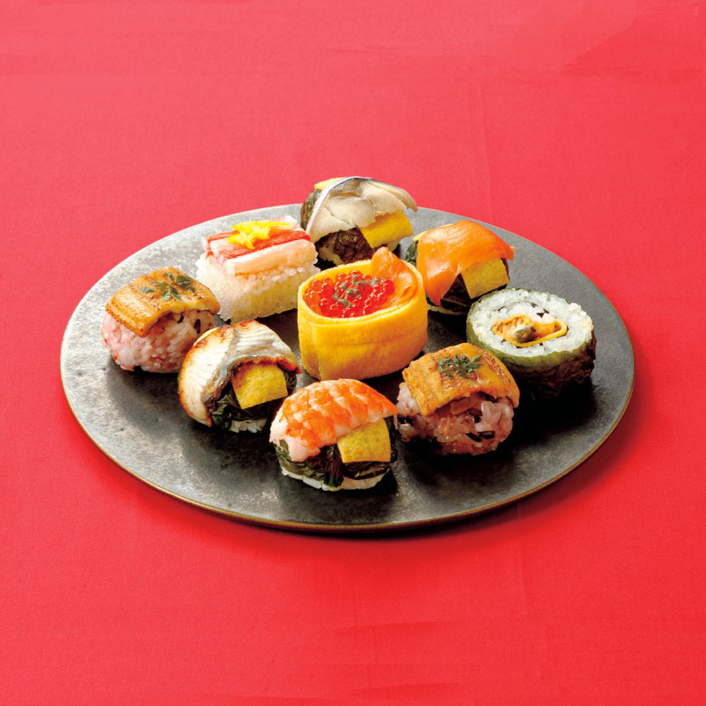 あでやか手鞠わさび葉寿し9個〈年末お届け〉 和惣菜 お惣菜 FK8807