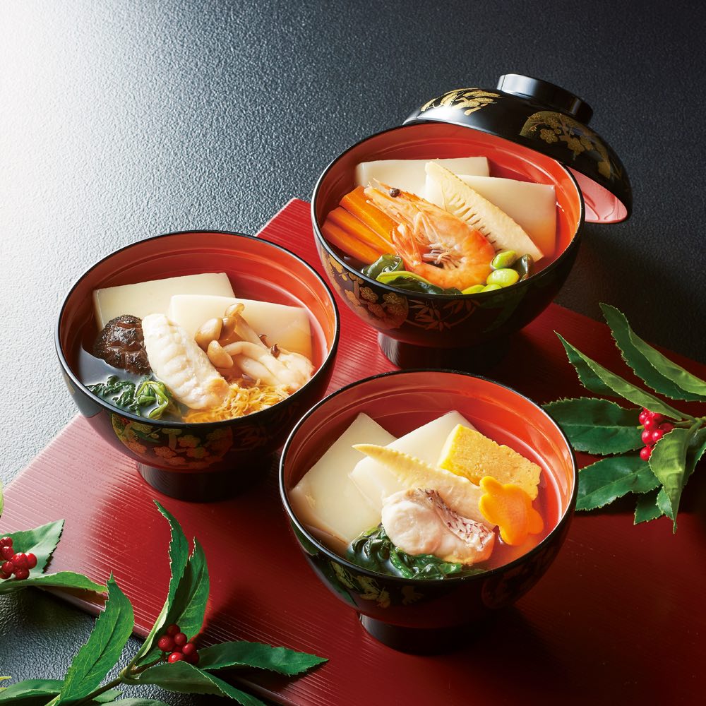 縁起の良い雑煮詰め合わせ （3種 計6個） 【年末お届け】 和惣菜 お惣菜 FK8901