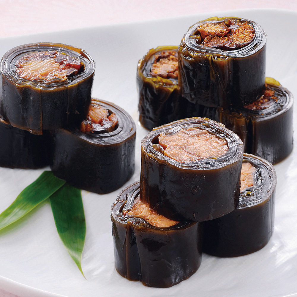 手造り昆布巻き えりも巻き (3種 計5本) 【通常お届け】 魚 海産加工品 海産物 FK8919