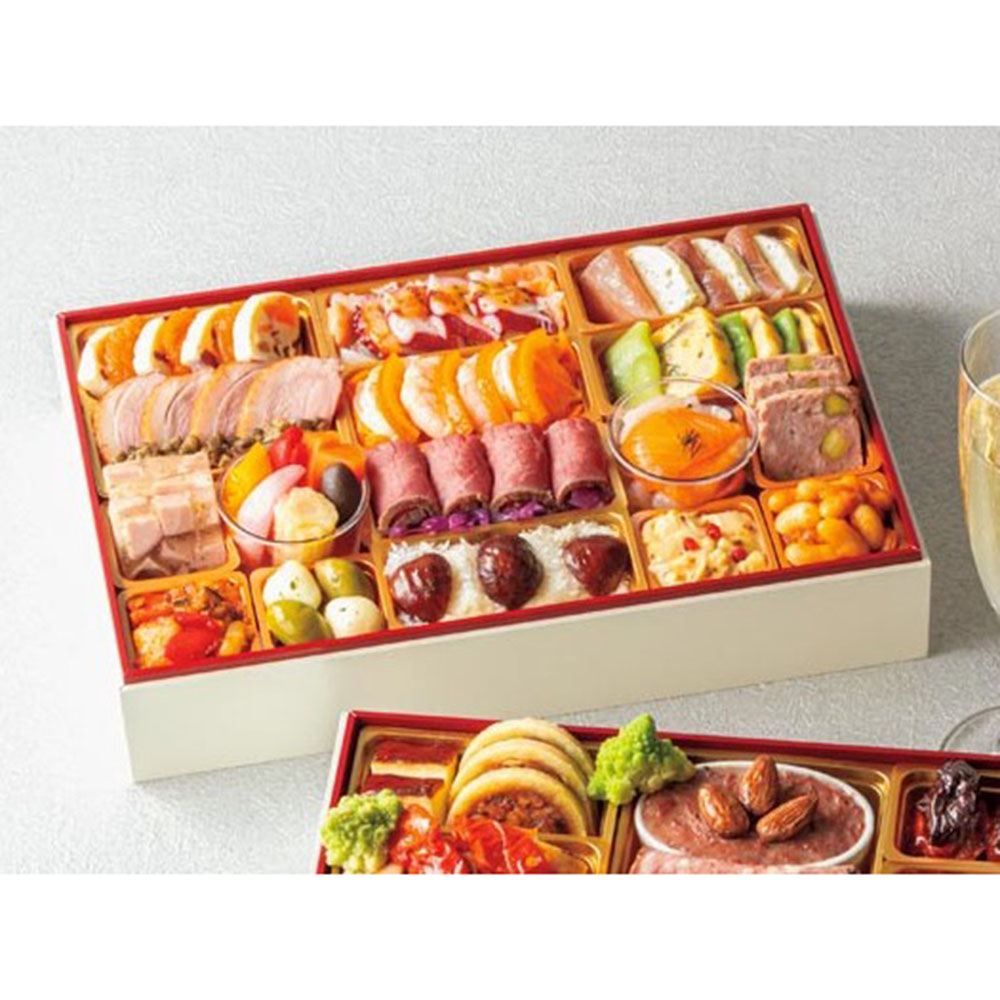 「銀座ポルトファーロ」洋風オードブル〈クリスマスお届け〉 一段重(約3人前) お惣菜 FK8922