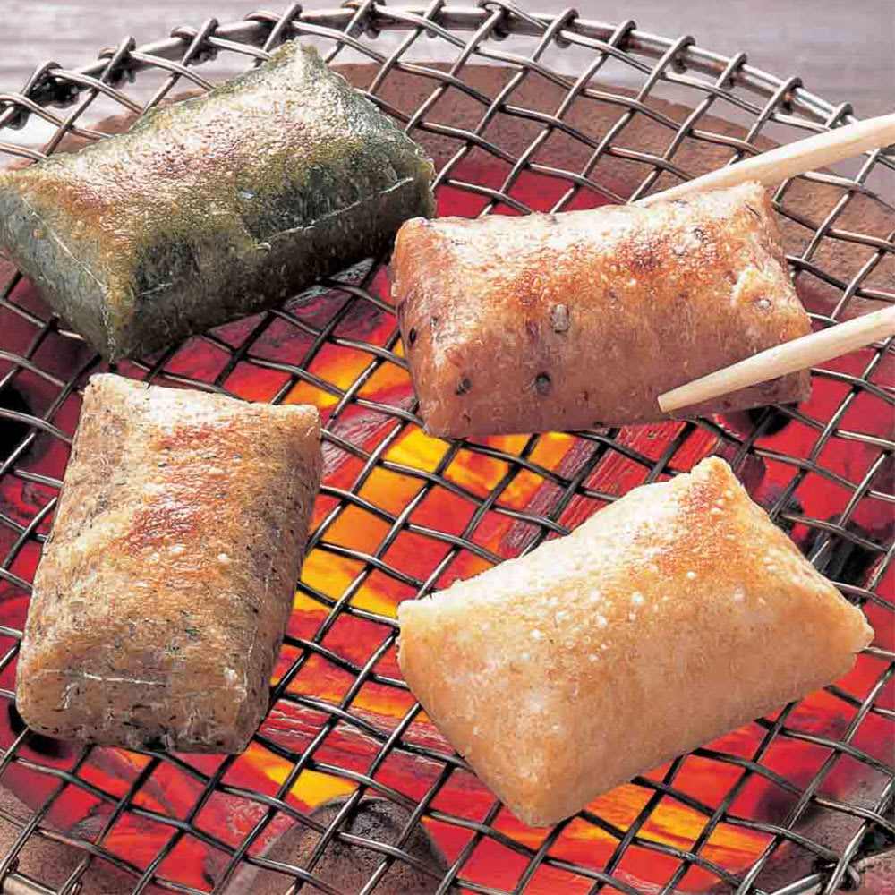 秋田産玄米の玄米もち詰合せ （4種詰め合わせ 計8袋） 保存食 非常食 FK9812