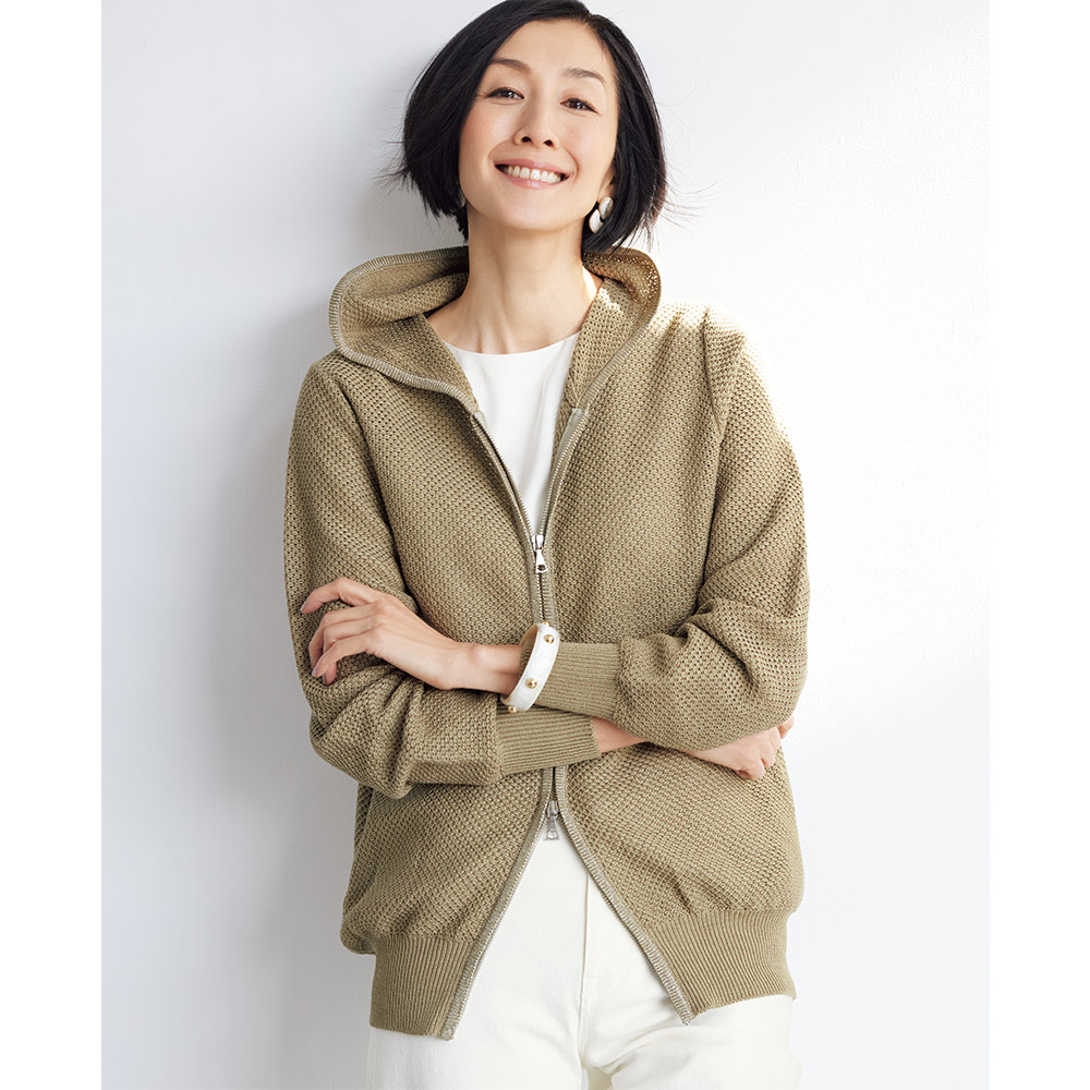 羽織 フード リネン オーバー アンティーク ヴィンテージ ほしい