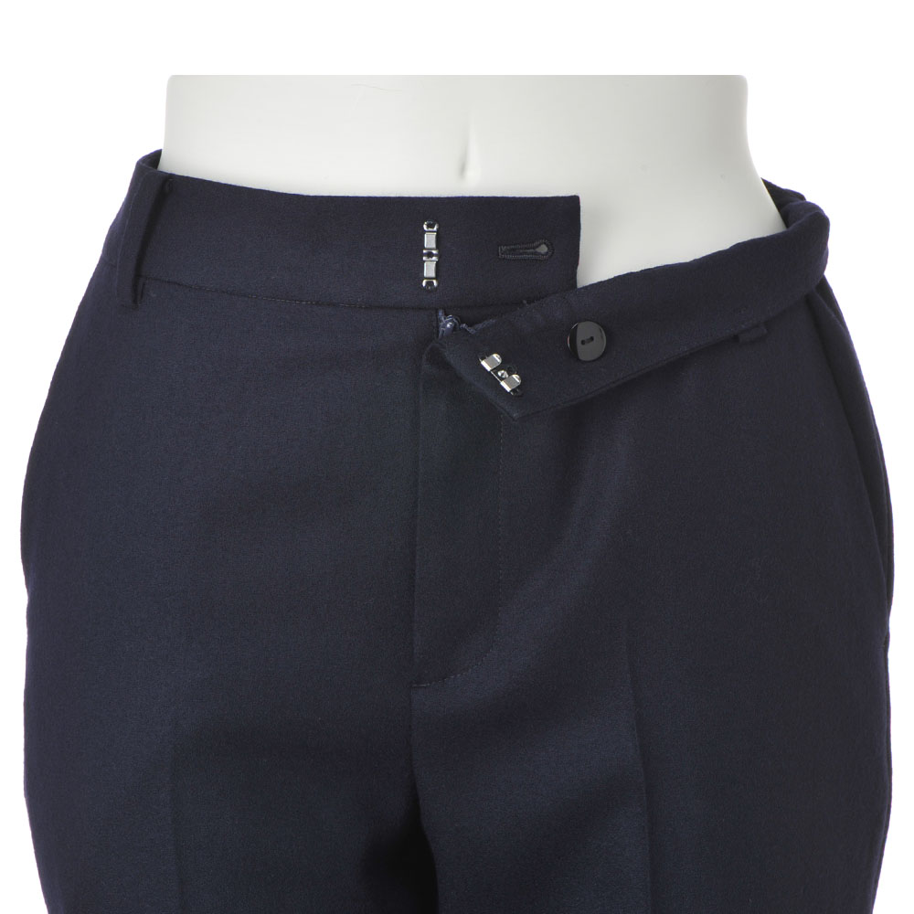 ≪股下丈68cm≫ウールクレープ テーパードパンツ ディノスANAmall店
