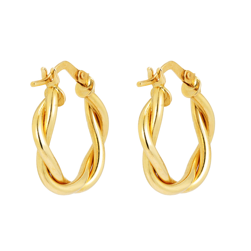 UNOAERREウノアエレ/ ツイストフープピアス