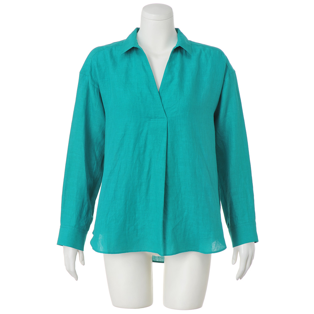 リベコ社 リネンスキッパーシャツ シャツ ブラウス 383101