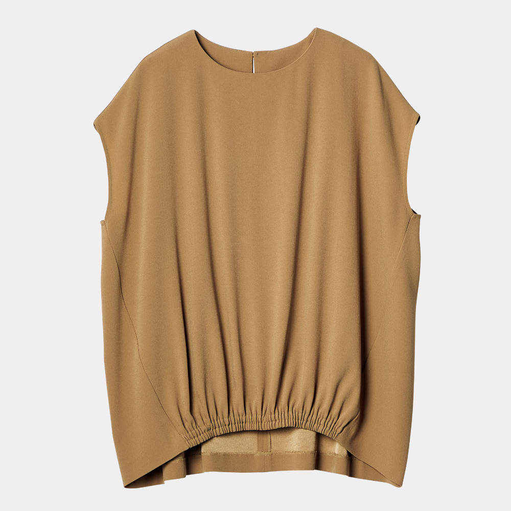 トリアセテート混 ジョーゼットプルオーバー プルオーバー シャツ ブラウス 383301