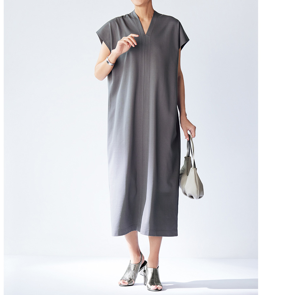 フレスカ＆ロータス ダブルジャージーワンピース ジャージーワンピース ワンピース 383502