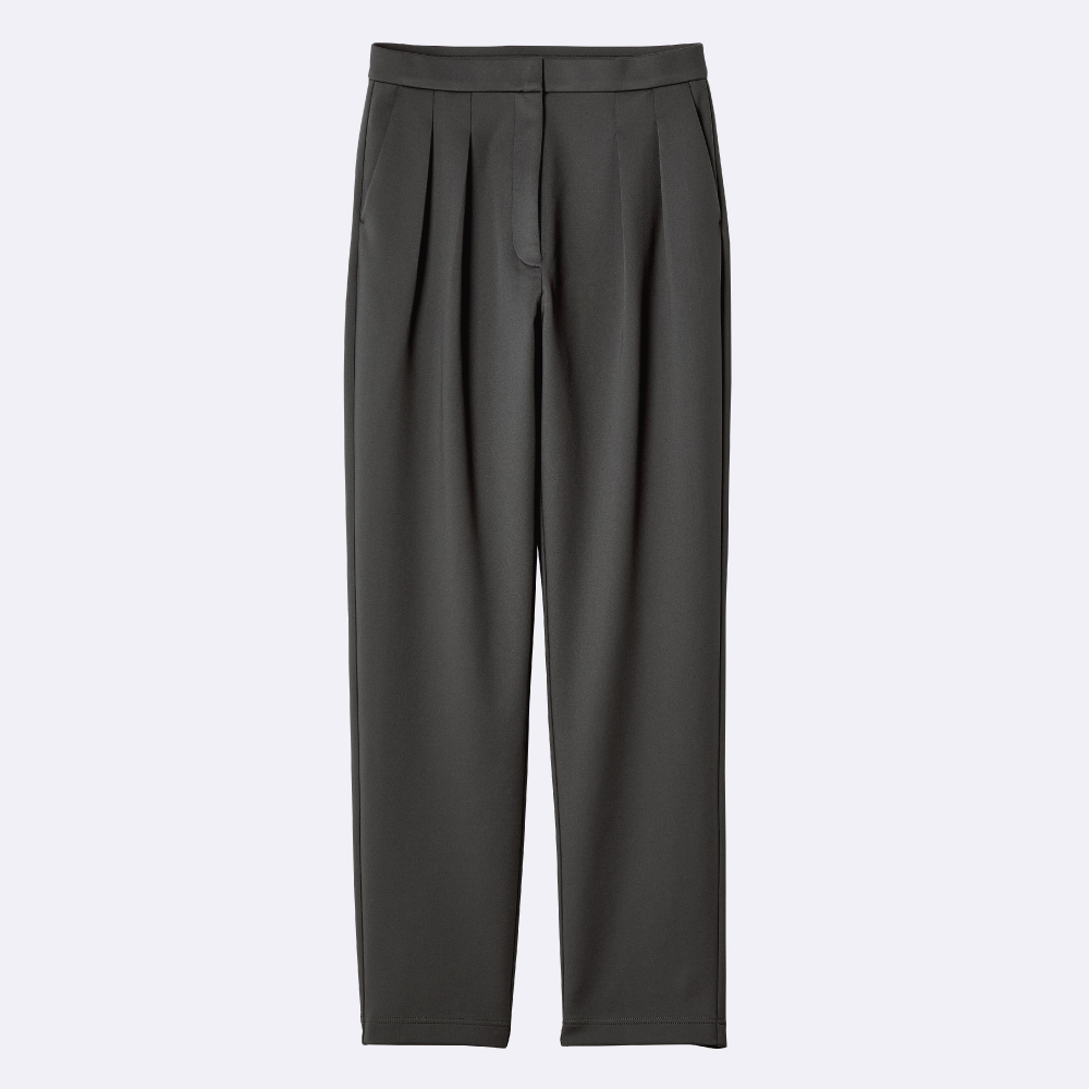 接触冷感・吸水速乾・UVカット タックテーパードパンツ 機能性ウェア インナー 雑貨 383901