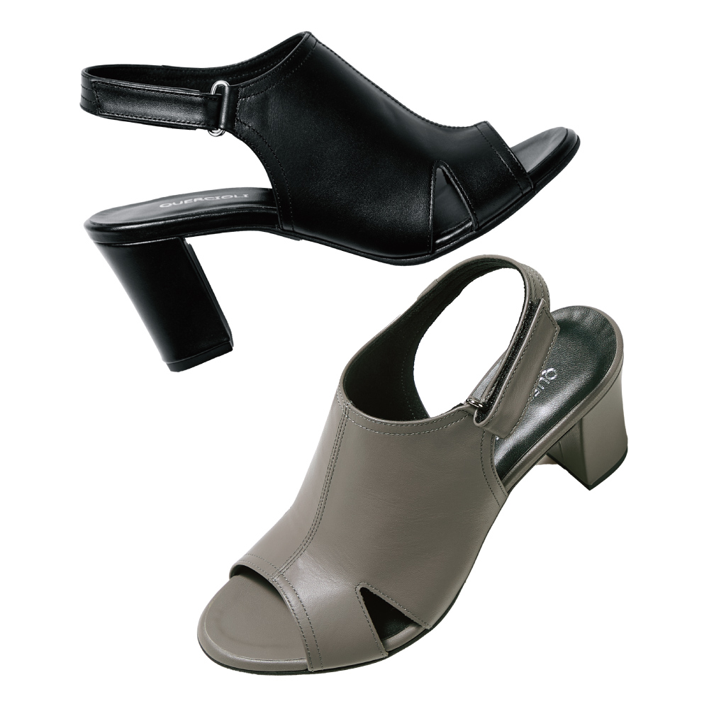 カッティングデザイン ヒールサンダル サンダル パンプス 384103