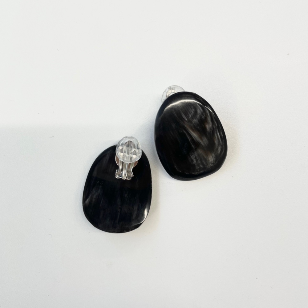 水牛 フラットデザイン イヤリング・ピアス 水牛 べっ甲 珊瑚 ジュエリー アクセサリー 108809