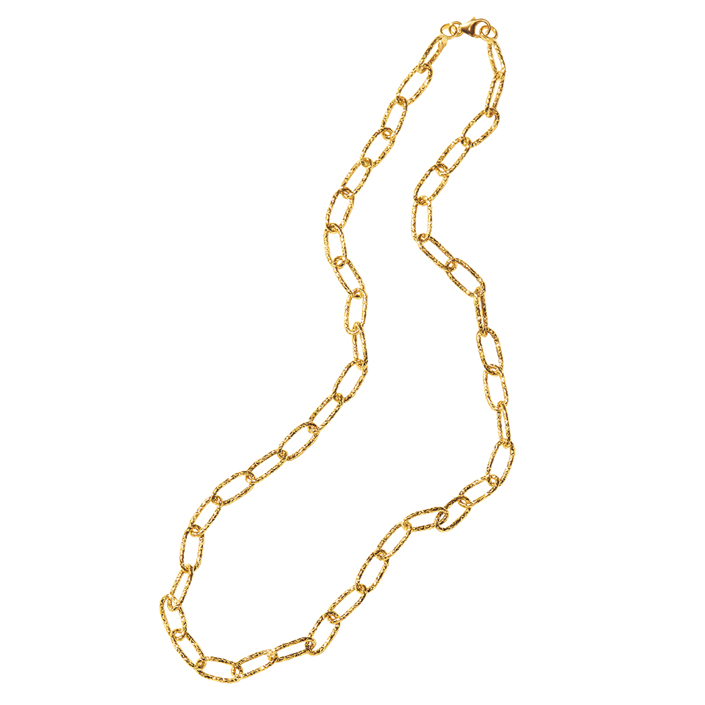 UNOAERRE/ウノアエレ コラボ K18 デザインクリップ ネックレス ゴールド製 ジュエリー アクセサリー 107601