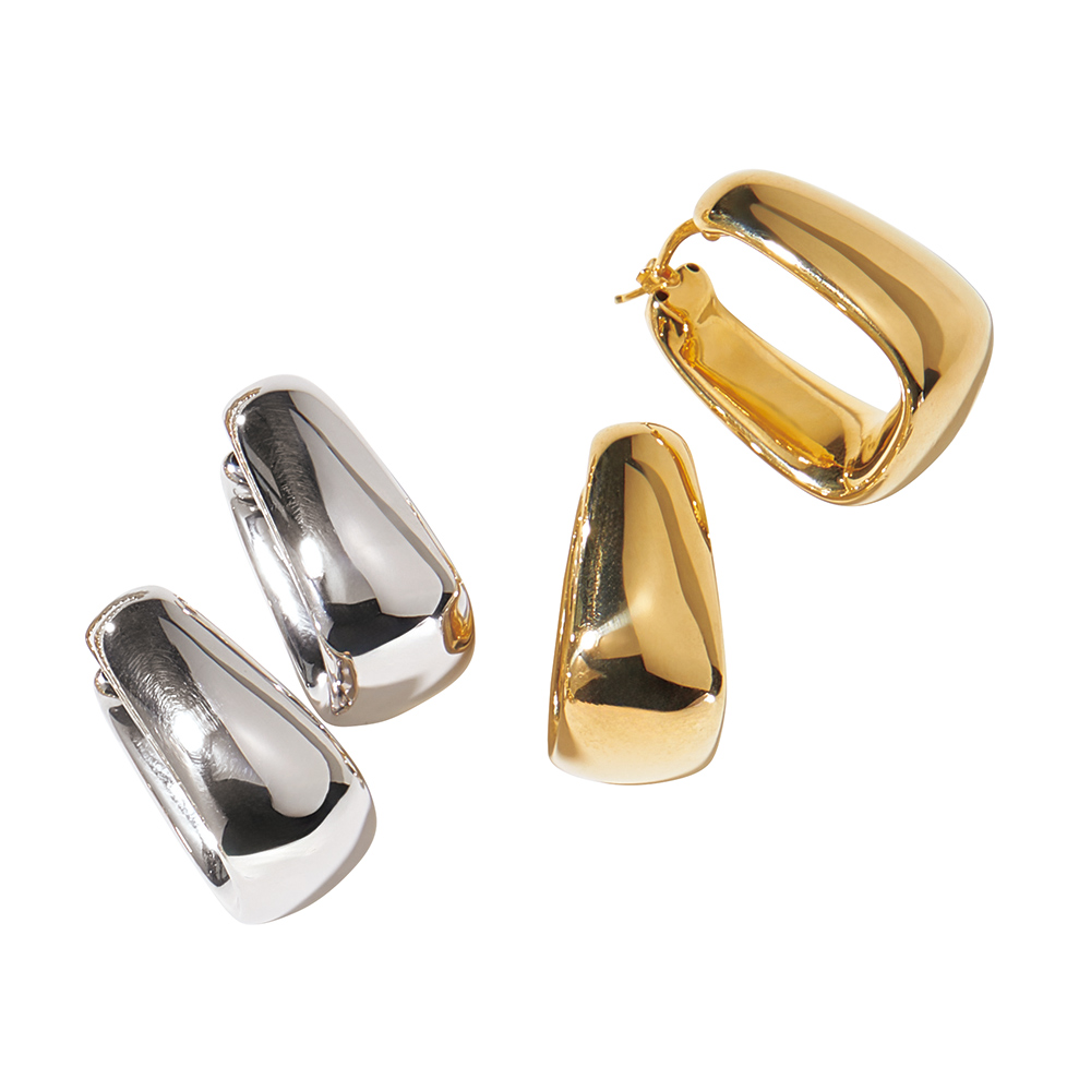 entiere/アンティエーレ SV デザイン ピアス シルバー製 ジュエリー アクセサリー 107612