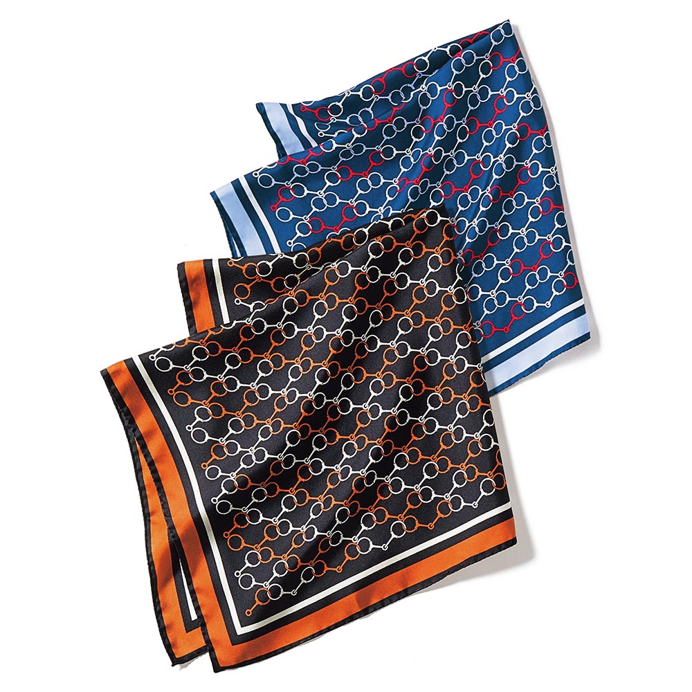 ビンダ社 ビット柄プリント シルク スカーフ スカーフ ストール マフラー 108102