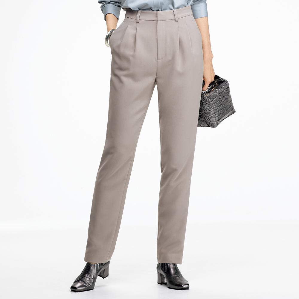 ≪股下丈70cm≫ ダブルクロス 2タック テーパードパンツ テーパードパンツ パンツ 109404