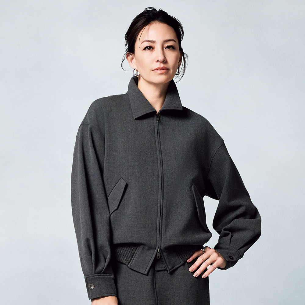 ダブルクロス素材 ジップアップ ブルゾン 通販 - ディノス