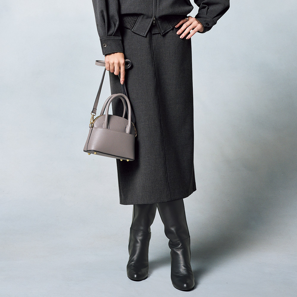 ダブルクロス素材 ロング タイトスカート タイトスカート スカート 109803